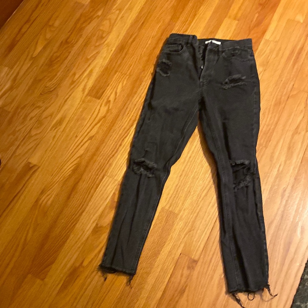 pacsun baggy jeans, 24, black